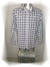 B  -  Chemise à Carreaux Bleu