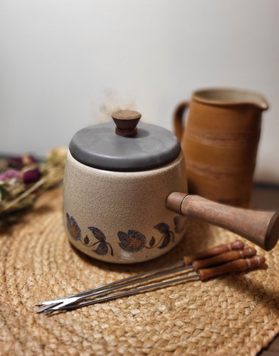 Caquelon fondue des années - fondue,