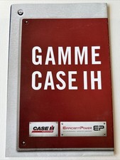 Brochure dépliante GAMME CASE IH - Poster tracteurs Efficient Power