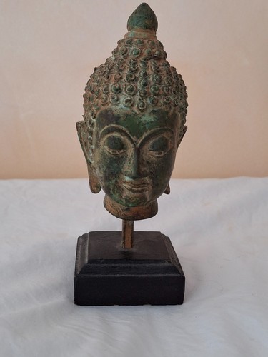 Sculpture tête bouddha - tête,