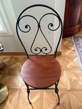 6 chaises fer forge la maison