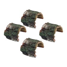  4 PCS Petite Tortue Se Précipitant Le Quai Cachette De Terrarium