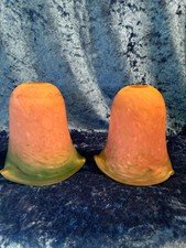 paire tulipe pâte de verre