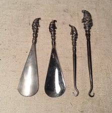 Crisford & Norris Ancien Anglais Argent Sterling Punch & Judy Hooks &