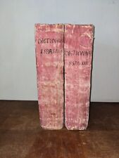 livre ancien-Dictionnaire nouveau des langues Françoise et Espagnol 2/2- 1734