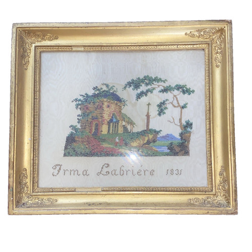1831 broderie 35x30 cm - broderie, 35x30,3