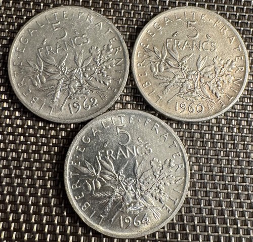 Lot pièces de 5 francs - de,