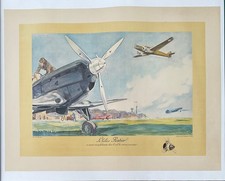 GÉO HAM RARE AFFICHE AVIATION HÉLICE RATIER CHAVANE 1950 ORIGINAL FRENCH POSTER
