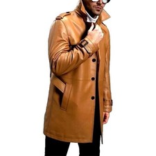 Trench-coat homme Abez marron