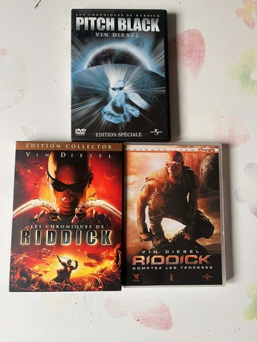 Dvd intégrale riddick 3 - riddick,