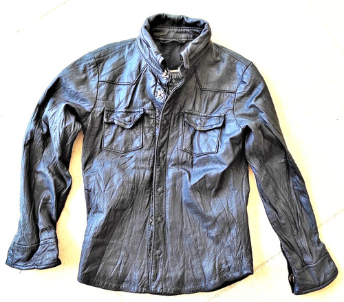 Blouson cuir noir pour enfant