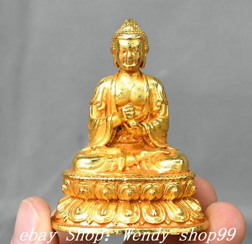 Old tibet bronze gilt - old,