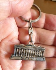 Rare porte cle métal argenté