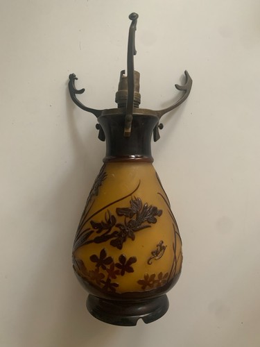 Ancien pied lampe decor - pied, de