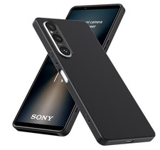 Coque pour Sony Xperia 1 VI - housse etui silicone gel fine + verre trempe - NOI