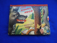 Vojtech Kubasta Tchécoslovaquie Rare Vintage c1956 Red Riding Hood Pop-Up Livre