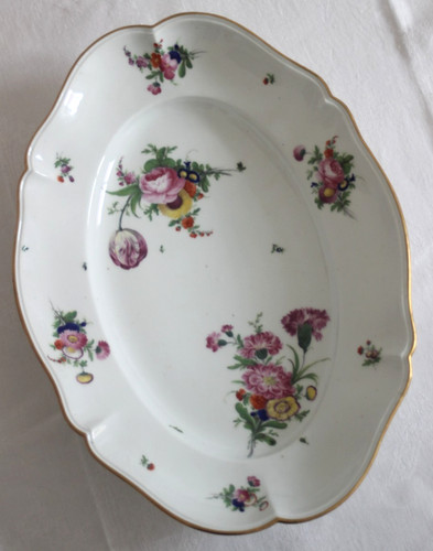 Grand plat ovale porcelaine - plat,