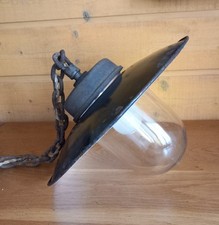 Ancienne Lampe de Ferme- Tôle
