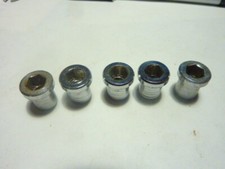 Vintage  5 crankarm bolt Boulon cheminé de manivelle  vis pédalier