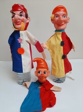 Lot de 3 anciennes MARIONNETTES à doigt