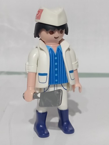 Playmobil figurine boucher - figurine,