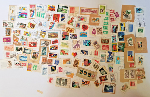 Lot varié timbres - varié,