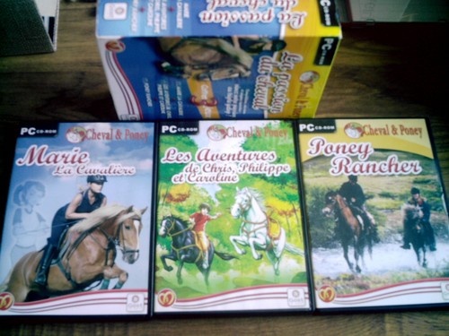 Coffret jeux cdrom cheval - coffret,