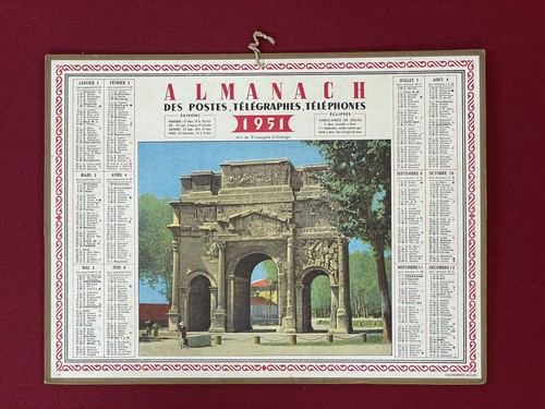 Calendrier ancien almanach - calendrier,