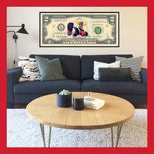 Rare toile poster art billet - toile,