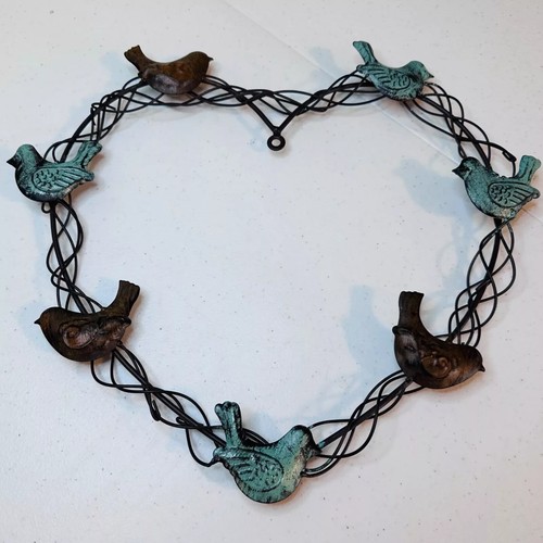 Heart birds metal - &, wall
