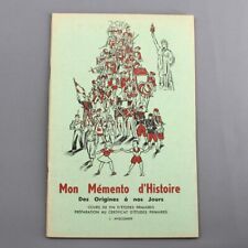 MON MEMENTO d'Histoire - J. ANSCOMBRE - 1955