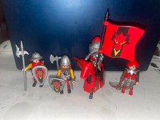 Playmobil 3319 Les Chevaliers Du Dragon Rouge moyen age médiéval chateau vintage