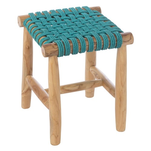 Tabouret teck erin 45cm - teck, "erin"