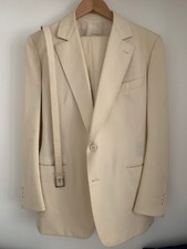Bespoke Francesco Smalto Cream Suit - 36​​​​​​/​​​​​​46L Great Condition RARE