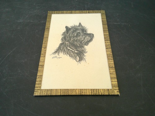 Fusain sous verre art deco - art,
