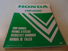 Manuel d atelier remorque moteur   HONDA  HP250 1987 multilingue