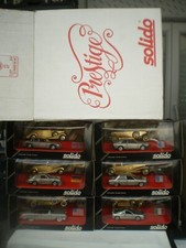 Carton 6 Coffrets Prestige doré + argenté  Solido 7032  1/43 Neuf très Rare