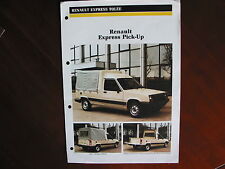 BROCHURE RENAULT EXPRESS PICK UP