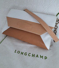 sac cuir de veau Longchamp made in France + sac anti poussière