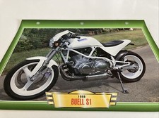 Buell 1200 S1 1999 fiche carte moto passion collection Atlas