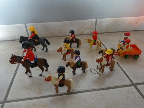 Playmobil lot chevaux - lot,
