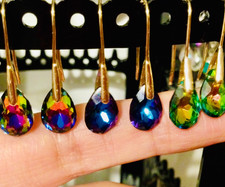 Gros Lot 25 Bijoux Boucles d’Oreilles Murano/Cristal/Plaqué Or-Vntage Revendeur?