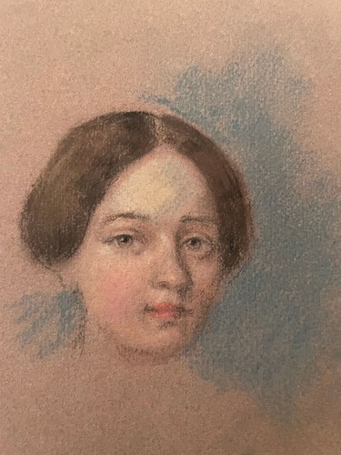 Dessin pastel portrait - dessin, au