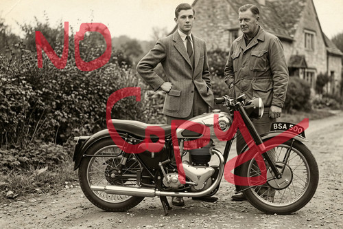 Moto bsa vers 1955 - moto, "bsa"