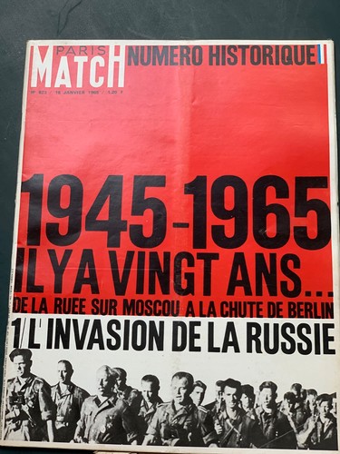 Paris match numéro historique - match,