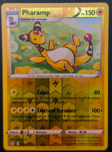 Carte pokémon pharamp - pokémon,