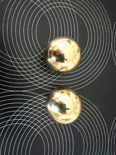 paire de boules laiton doré à visser massif pour rampe escalier lit miroir autre