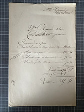 Billets de logements - Occupation Prussienne -Guerre 1870 - 27ème Landwehr