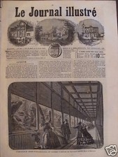 LE JOURNAL ILL 1866 N 120 -L'AQUARIUM DE M.CARBONNIER AU JARDIN D'ACCLIMATATION