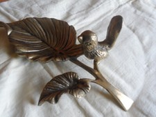 vide poche feuille bronze  moineau xxe